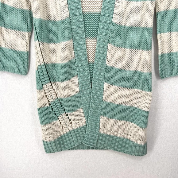 ZADIG & VOLTAIRE Sweater Womens Medium Romy Raye Striped Cashmere Long Cardigan - Picture 7 of 15